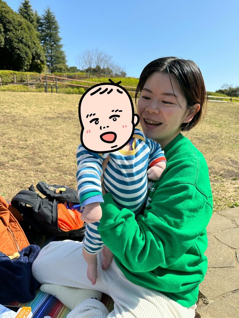 「この世界にようこそ」3400gで生まれた息子とピクニック
