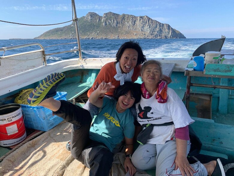 漁がうまくできない修行中はひたすら潜る練習をしていた