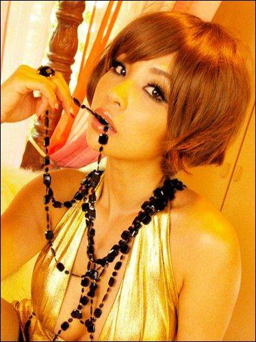 日本でのグラビア時代（宣材写真）