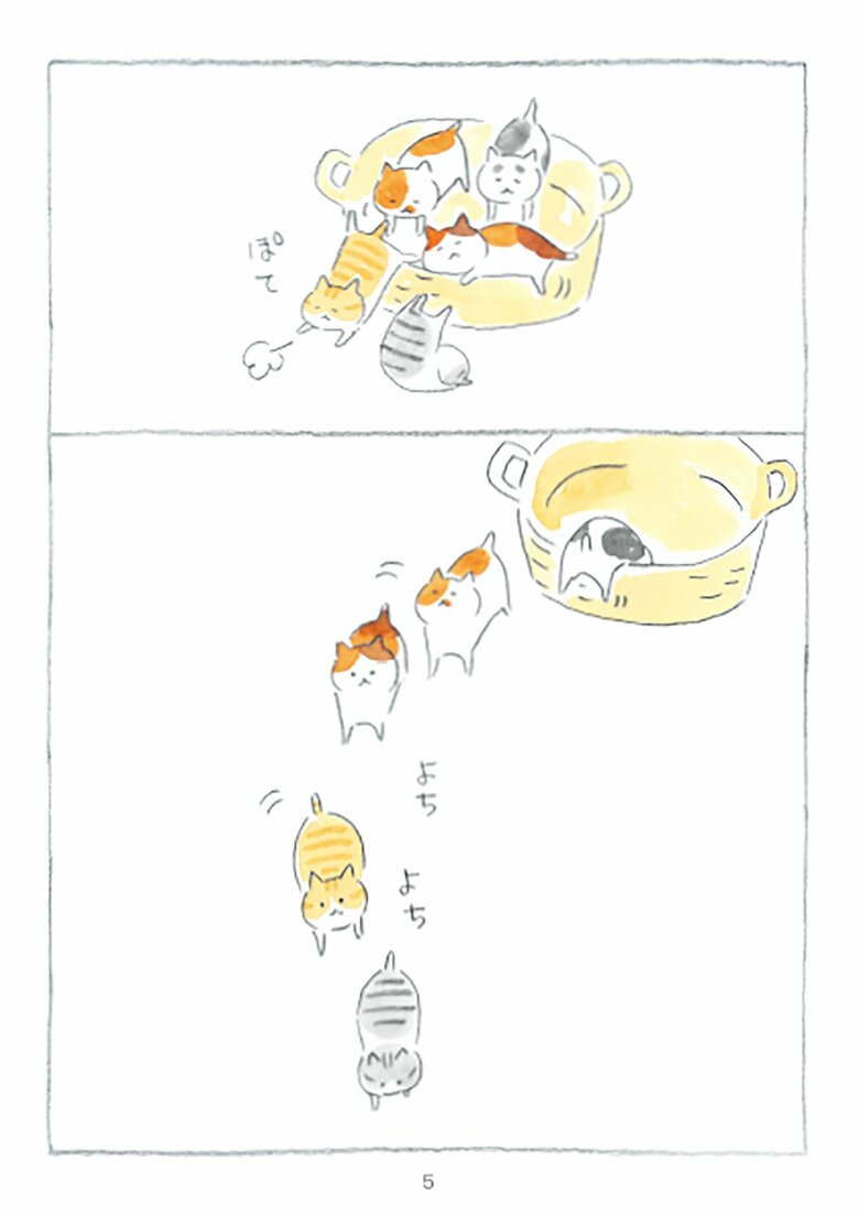 『まめねこ』1巻ひとさやめ（さくら舎）より (C)ねこまき（4/7）