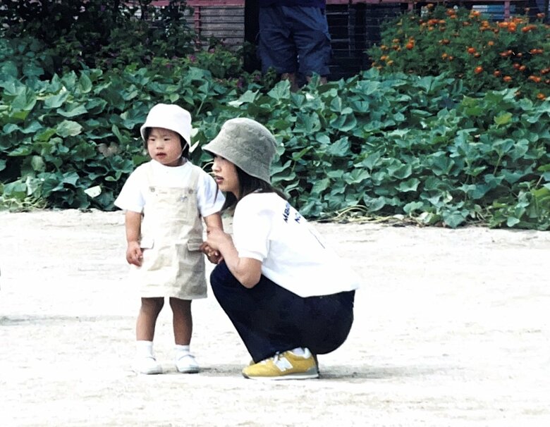 高田さんと3歳になった美貴さん