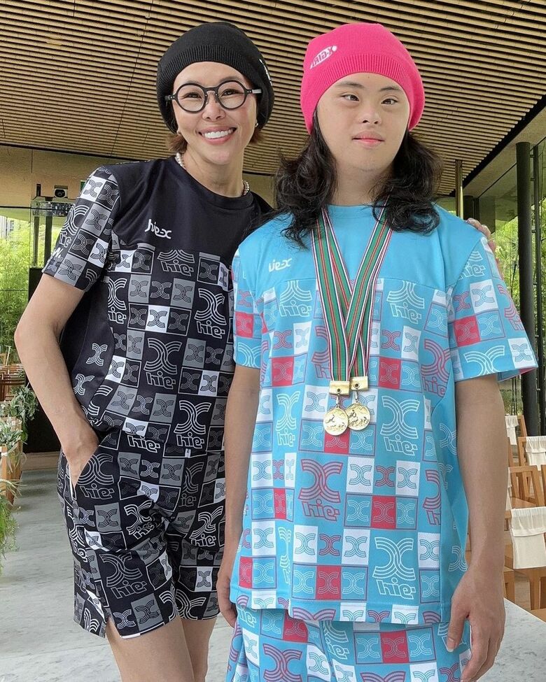 長男の海人さんが第34回九州障害者水泳選手権大会で優勝！（本人のInstagramより）