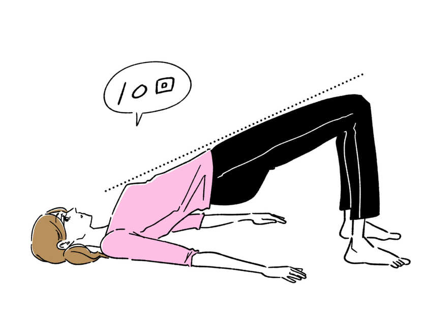 やせウォーク:体幹のブレをなくすトレーニング