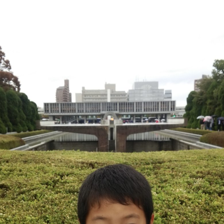 お子さんと広島を訪れたときの一枚