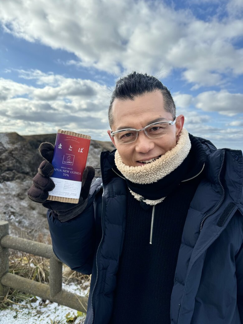 スイーツ好きが高じてコラボチョコレートを作った的場さん