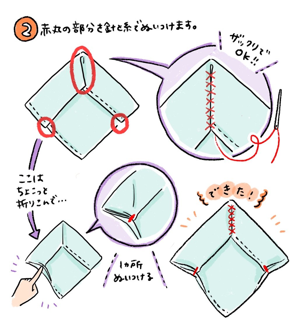 おばけパペットの作り方