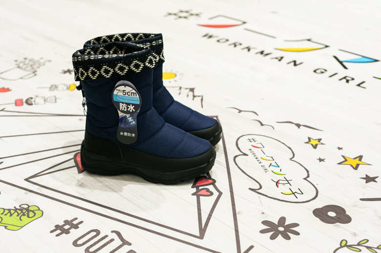 ワークマン女子 防寒ブーツ氷雪耐滑ケベックロング