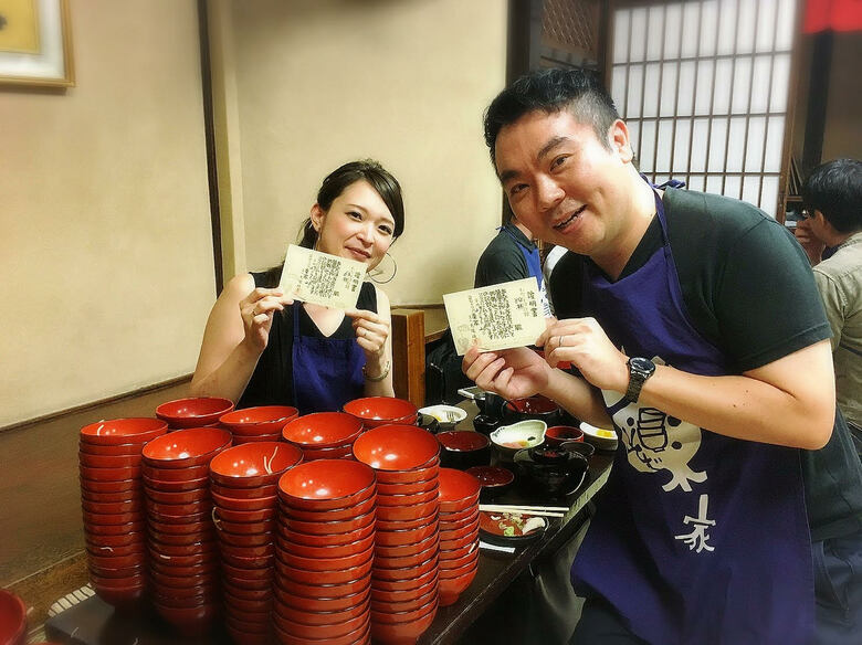 旅行でわんこそばを食べに