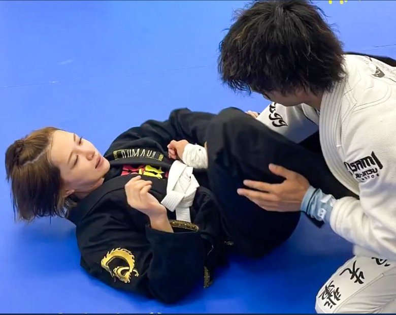 ブラジリアン柔術にも取り組むあきぴさん