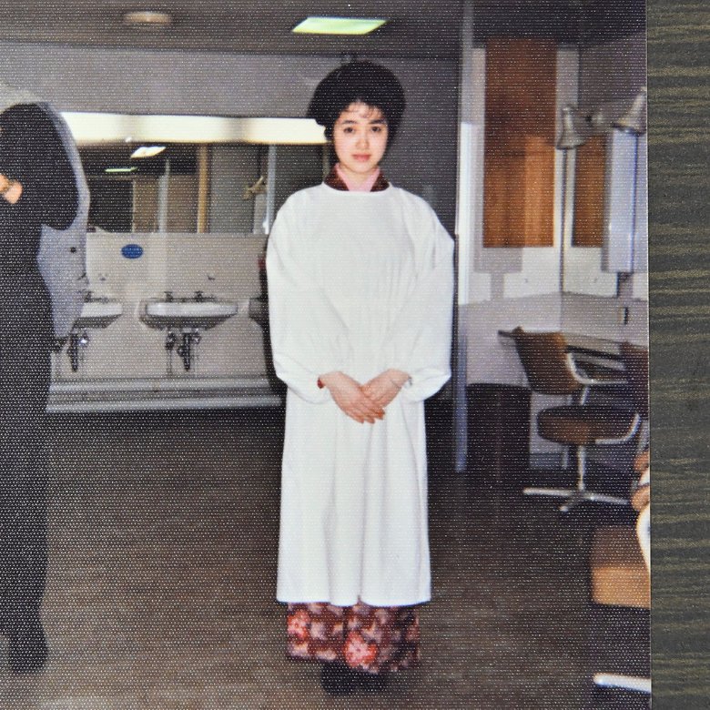 10代の頃、ドラマ撮影の休憩中