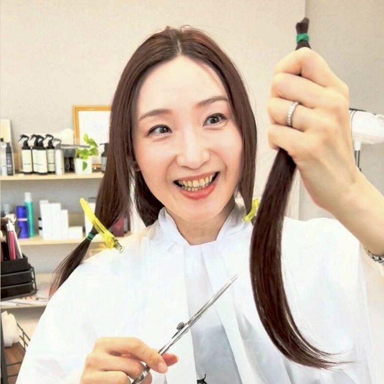 これまで3回ヘアドネーションを行った