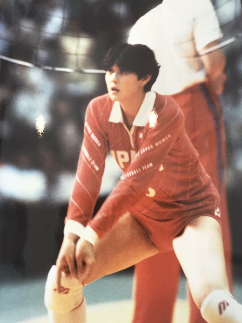 現役時代は全日本代表メンバーにも選出された