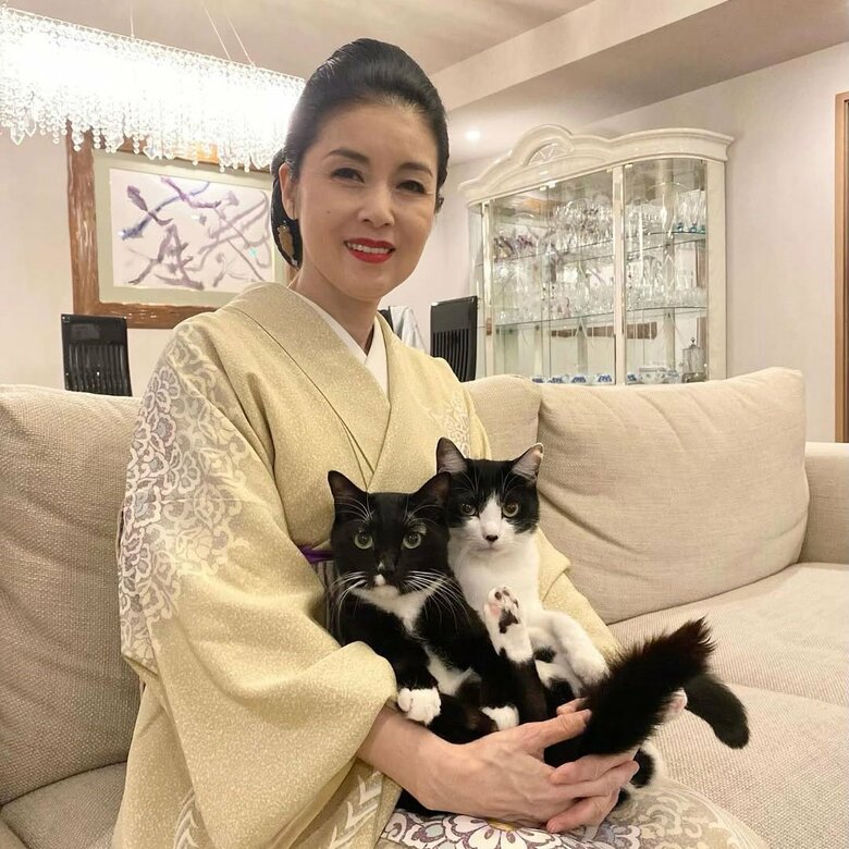 愛猫マルオとオレオ