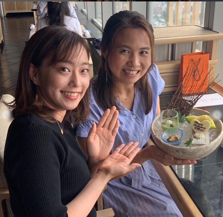 石川佳純さんと