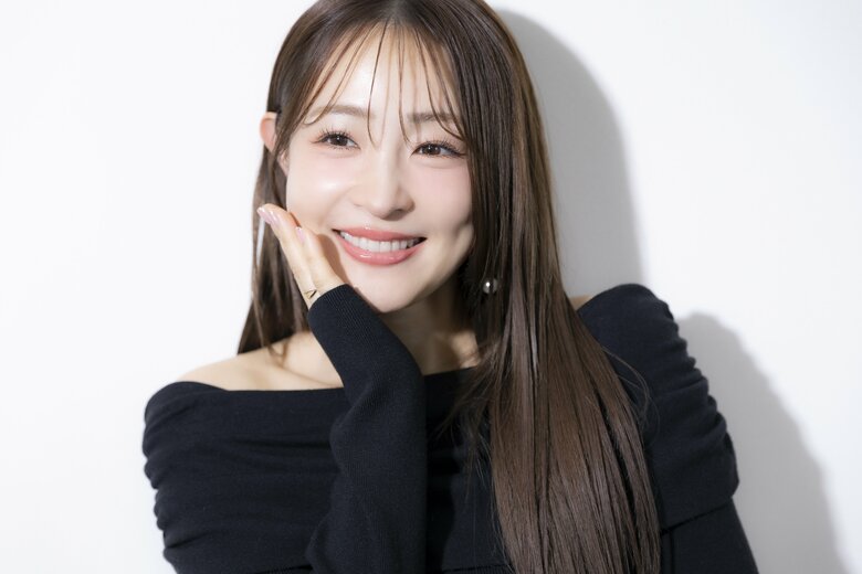 アップの撮影も怖くなくなったと話す大沢あかねさん