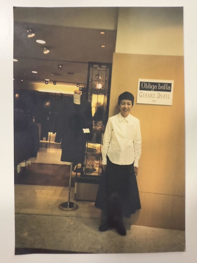 百貨店に勤務していた時代のロコリさん