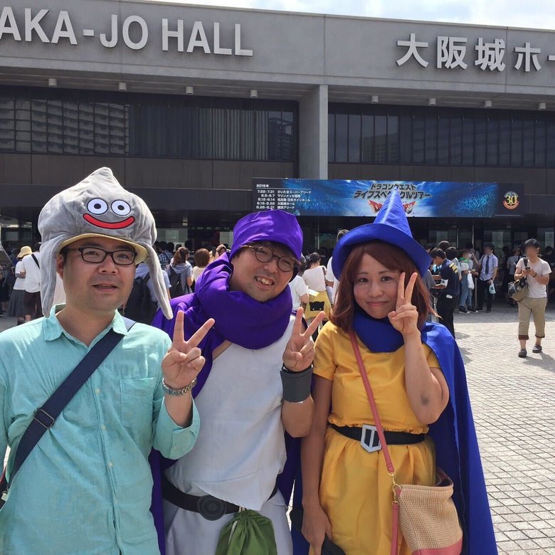 3人揃って出かけたイベントでの一枚