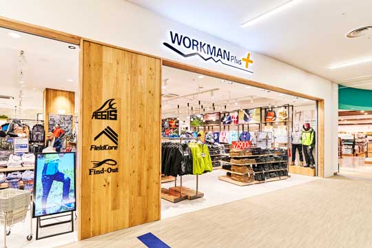 WORKMAN Plus ららぽーと立川立飛店 内観