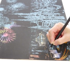 スクラッチアートで癒しの時間を過ごそう