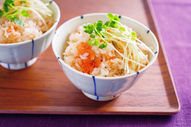 鮭と高菜の炊きこみご飯レシピ