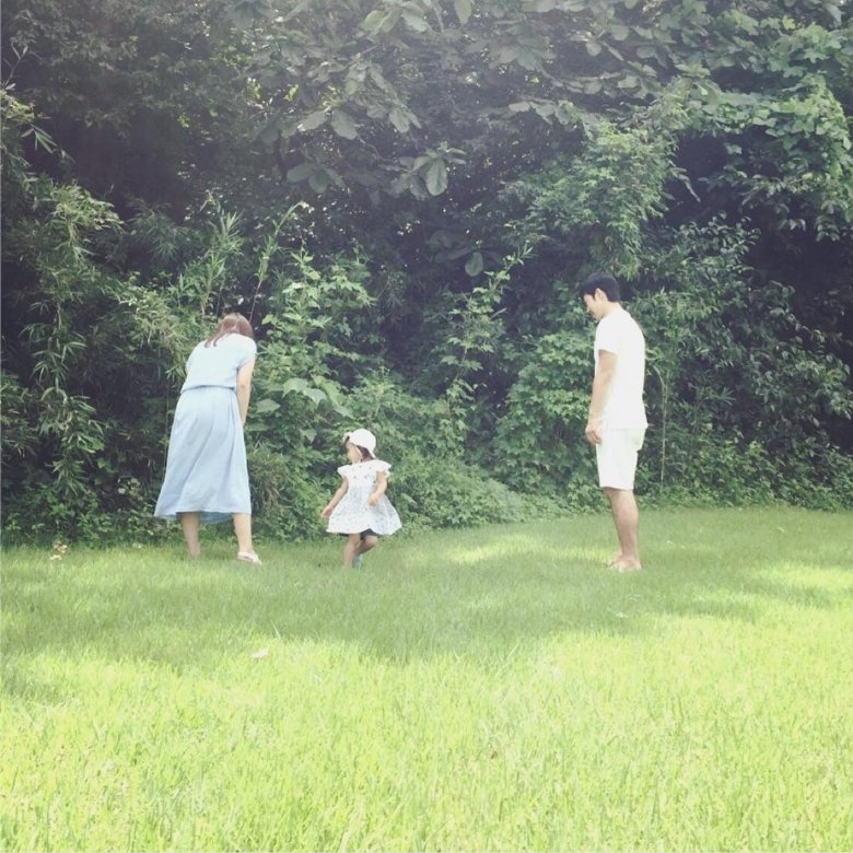 3人家族時代の穏やかなひとコマ