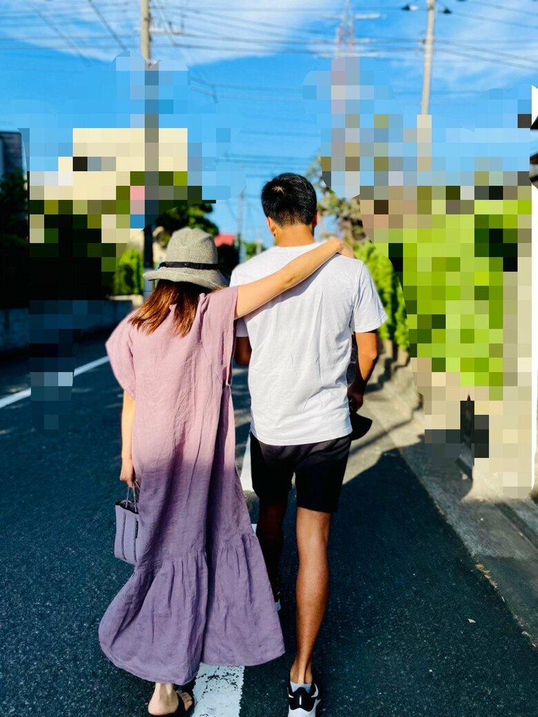 ナイスガイの18歳に育った長男と茂森さんの美しきツーショット