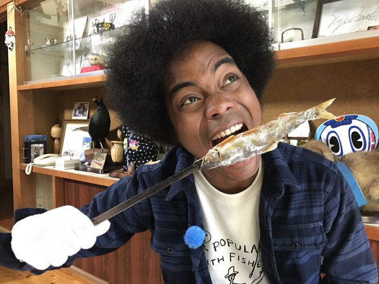 番組のロケ先で