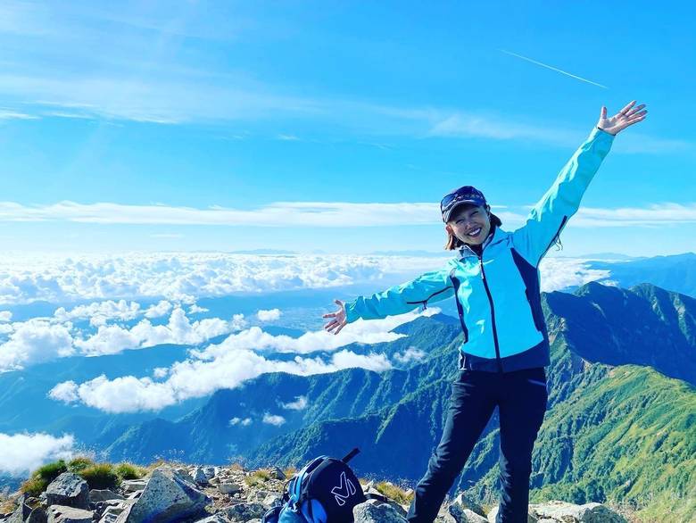 登山をする工藤さん