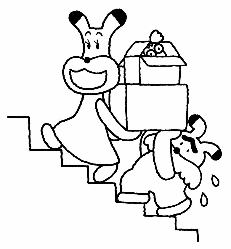 妻まふみさんと自分をイラスト化