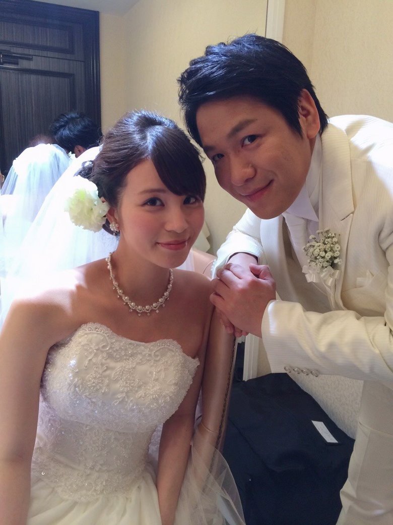 結婚式にて