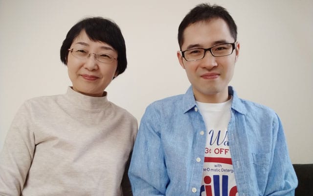 東田さんとお母様の美紀さん