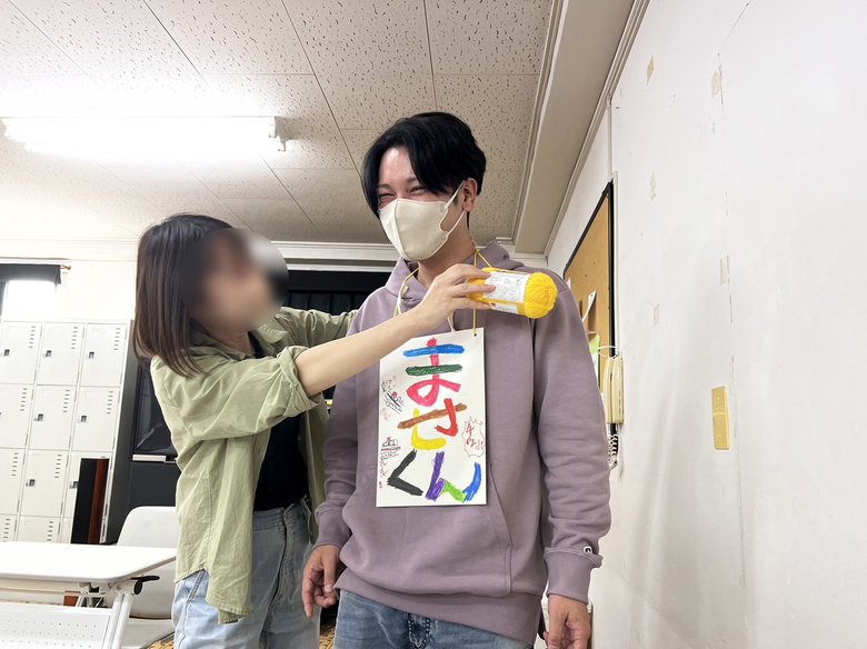 看護の授業に勤しむ間瀬さん