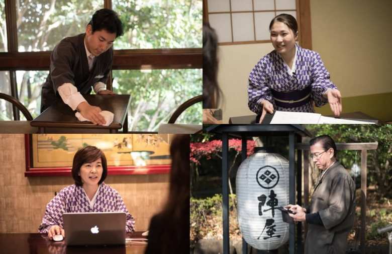 陣屋 従業員の働く姿