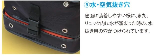 工夫その5：水・空気抜き穴