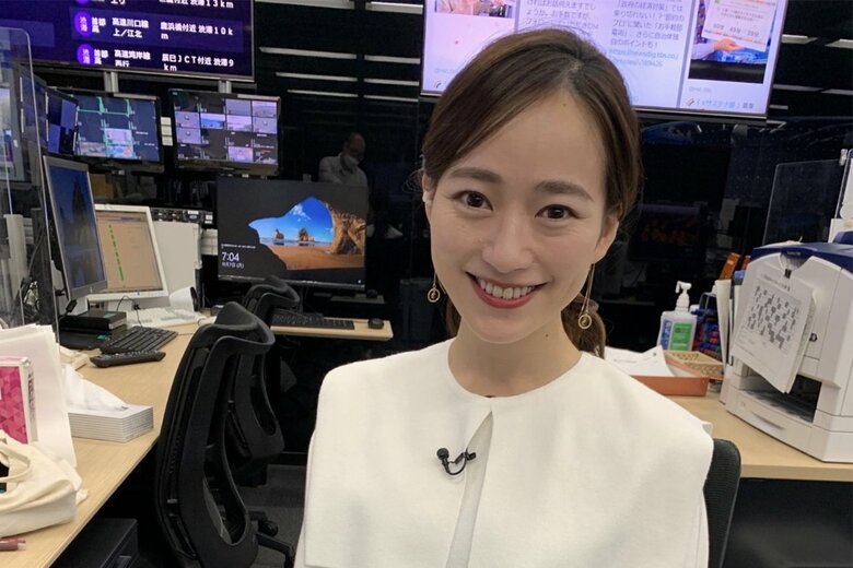 フリーアナウンサーとして活躍中の金井憧れさん