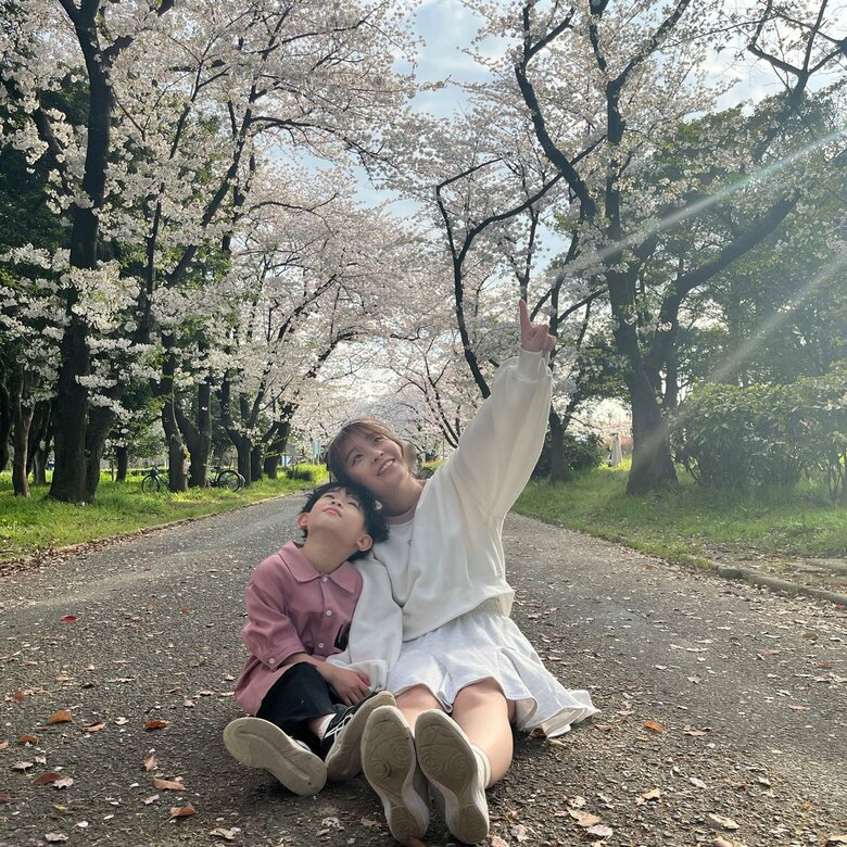 公園にて