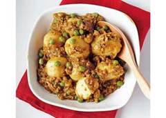 里いものカレーそぼろ炒め煮レシピ