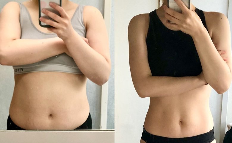 「食べるダイエット」でやせた女性のBEFORE→AFTER