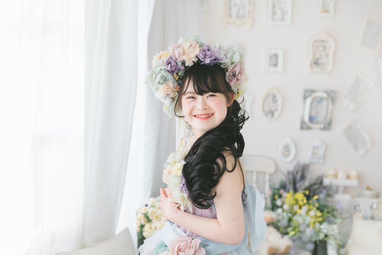 キッズ専用フォトスタジオ「SNOW IN」のモニターモデルの撮影