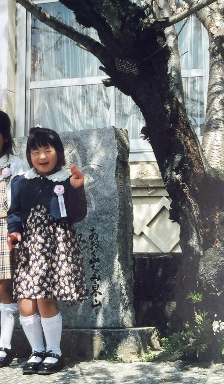 小学校の入学式での美貴さん