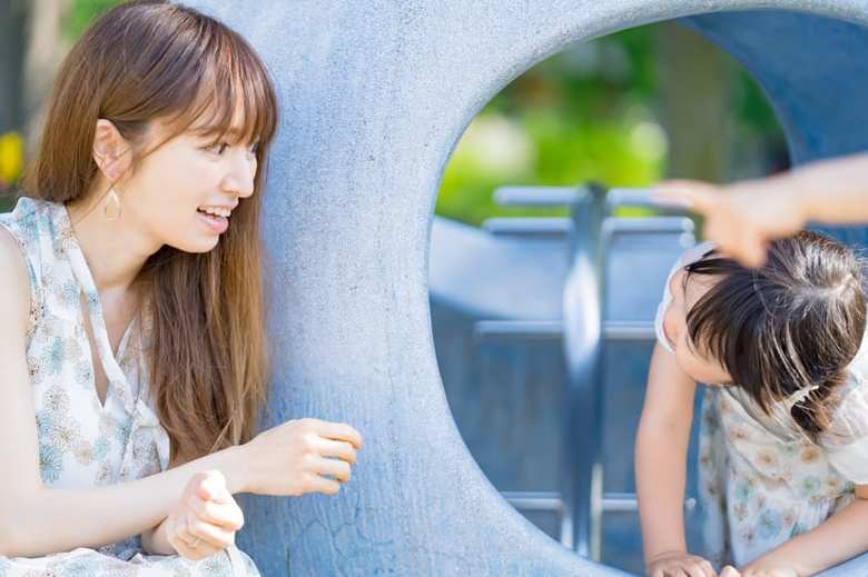 紺野あさ美さんと子ども