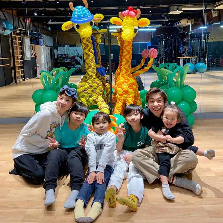 織田信成さん家族