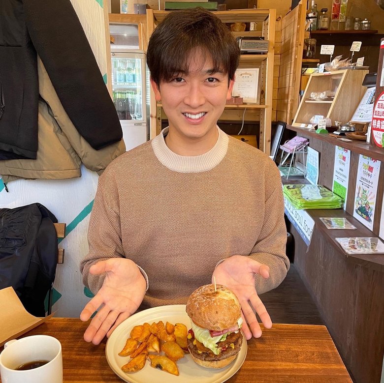 ハンバーガーが大好物!