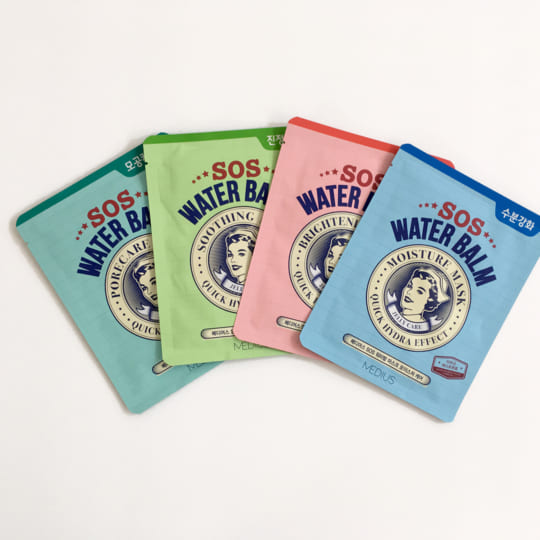 ▲左から、毛穴ケア・鎮静ケア・透明感ケア・水分ケアの4種類