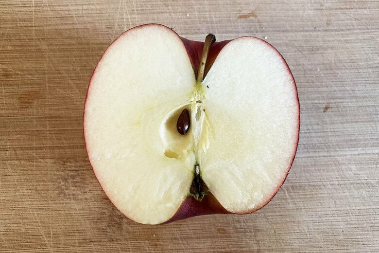 【作り方2】縦半分にカットする