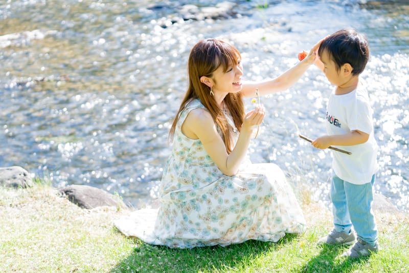 紺野あさ美さんと子ども