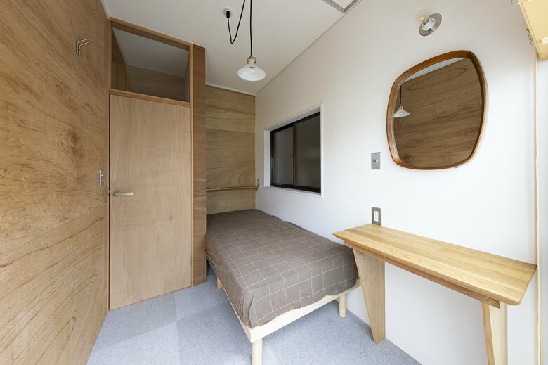 シェルターとして一時宿泊もできる