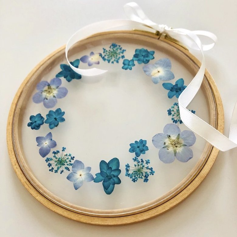 ▲リボンなどで飾って完成！