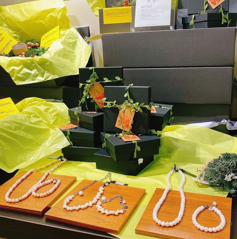 昨年12月立ち上げたオリジナルブランド「lino_rima（リノリマ）」のアイテム