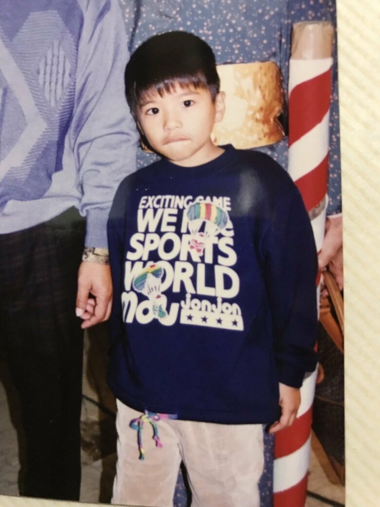 「面影ある！」小さいころの仲村宗悟さん